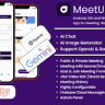 MeetUp - Android, iOS and Web Video Conference App for Meeting, Webinar, Classes