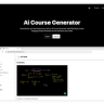 Ai Course Generator - Text To Course SaaS Ai Chat Ai Video & Image Content Earn Gemini React Admin