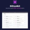 66toolkit - Ultimate Web Tools System (SAAS)