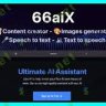 66aix - AI Content, Chat Bot, Images Generator & Speech to Text (SAAS)