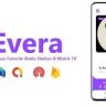 Evera - Single Station Radio & TV App | ADMOB, FIREBASE, ONESIGNAL