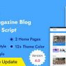 Maan News- Laravel Magazine Blog & News PHP Script