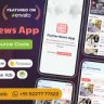 News App and Web -Flutter News App for Android and IOS App | News Website with Admin panel