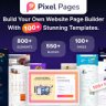 PixelPages - SAAS Application Website Builder for HTML Template