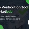 License Verification Tool For Marketbob