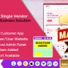 Ready ecommerce - Complete Multi Vendor e-Commerce Mobile App, Customer Website with Store PO