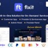 Fixit - Multi Vendor On Demand, Handyman, Home service Flutter App with Admin Complete Soluti