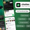 Chatter - Ultimate Social Media with Chat Rooms, Posts, Stories