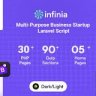 Infinia - Multipurpose Business Consulting Startup Laravel Script - nulled