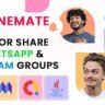 LineMate v8.0 - Unlimited WhatsApp & Telegram Groups Link