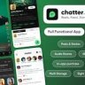 Chatter - Ultimate Social Media with Chat Rooms, Posts, Stories