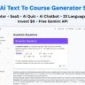 Ai Course Generator  - Text To Course SaaS Ai Video & Image Content Payment Earn Gemini React Admin