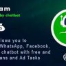 ChatHam  - Facebook, WhatsApp, Telegram chatbot with Ad tasks