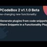 WPCodeBox  - Code Snippets Plugin
